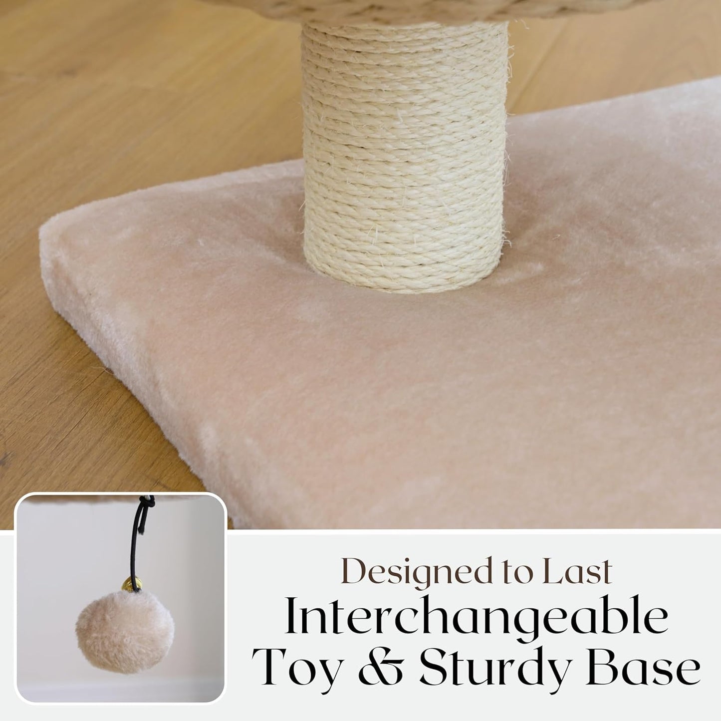 New Paper Rope Natural Bowl Shaped with Perch Cat Tree…