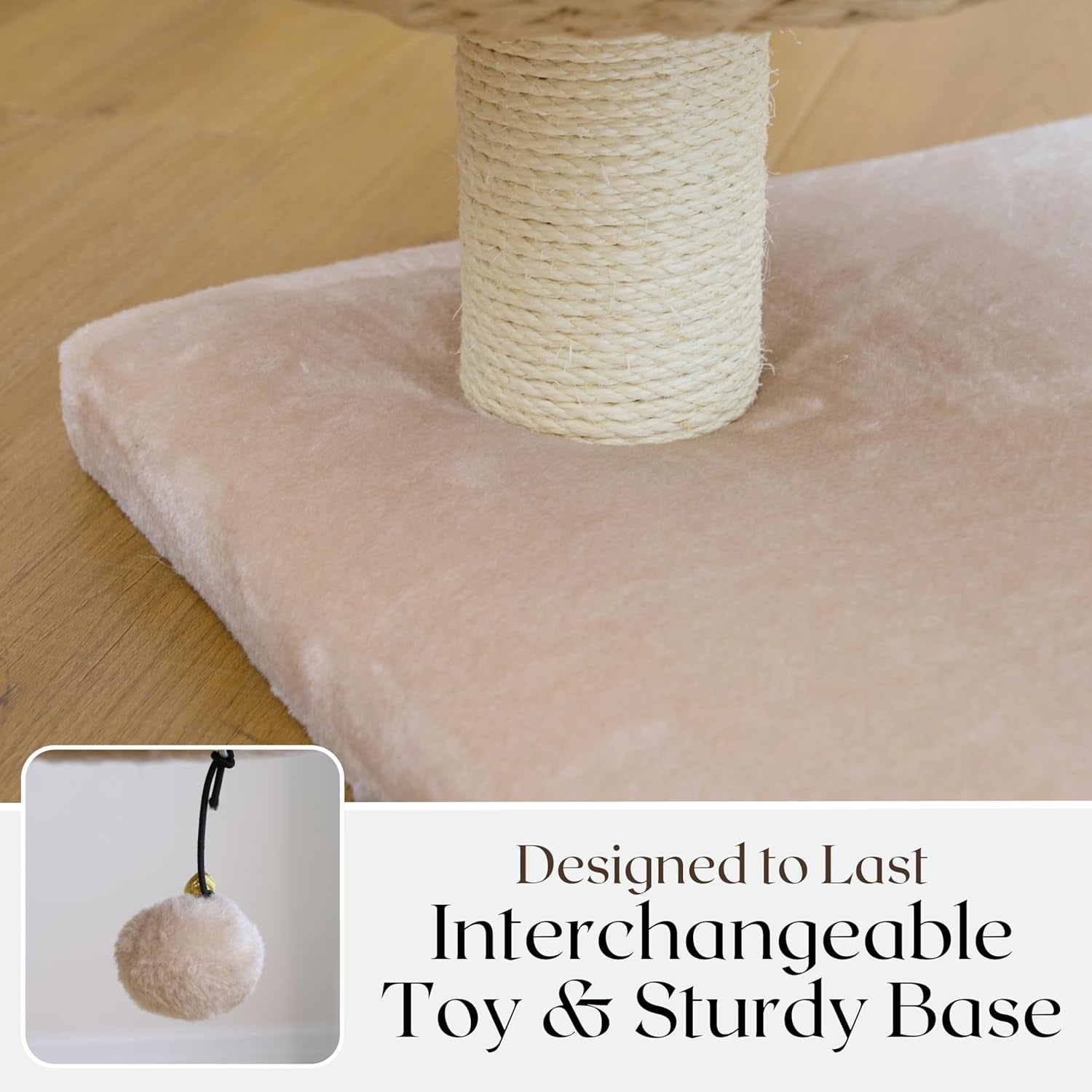 New Paper Rope Natural Bowl Shaped with Perch Cat Tree…